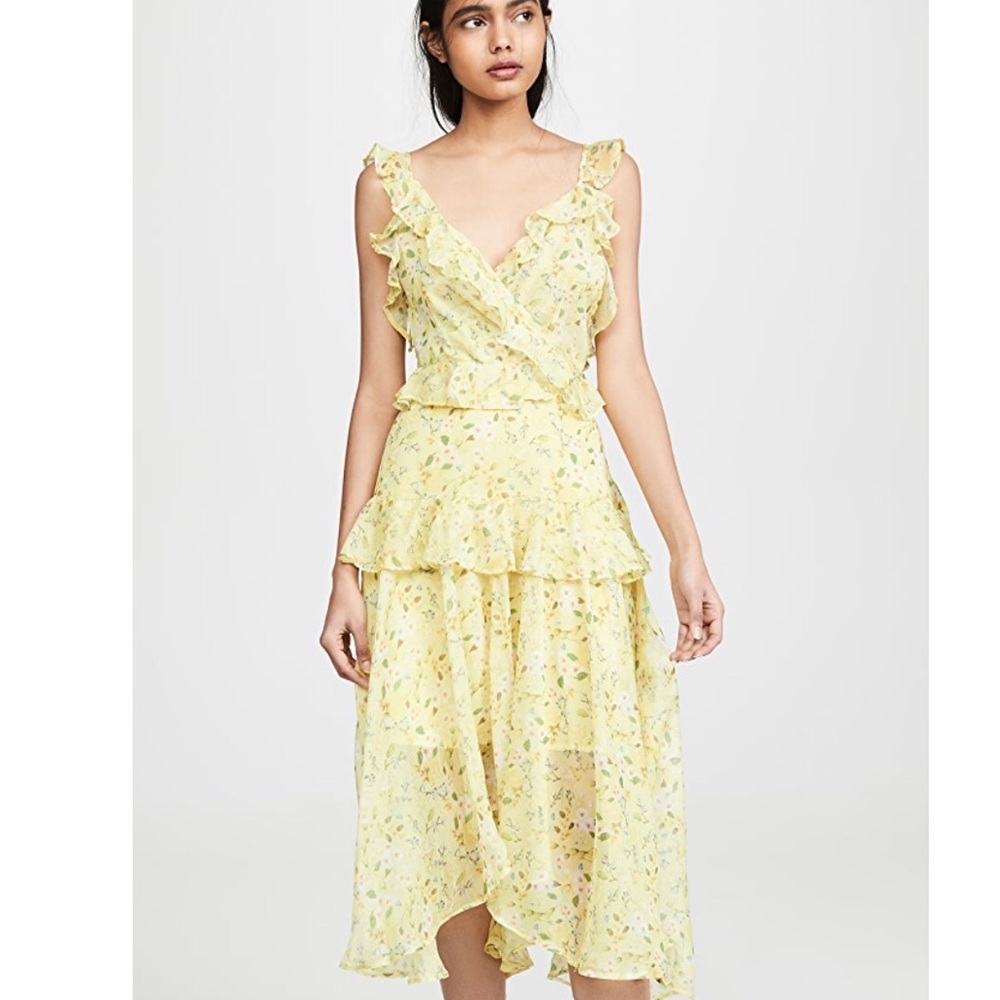 OPT Yellow Missa Dress. M